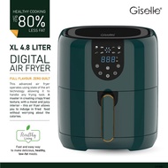 Baking Fry Giselle Digital Air Fryer with Touch Control Timer Temperature Control - Dark Green (1500W4.8XL) KEA0197