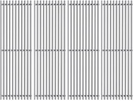 SF7241(4-Pack) 17 5/8" Stainless Steel Cooking Grid Grates Replacement for Kenmore 148.16656010, 148