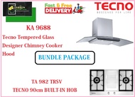 TECNO HOOD AND HOB BUNDLE PACKAGE FOR (KA 9688 &amp; TA 982 TRSV) / FREE EXPRESS DELIVERY