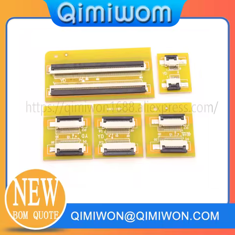 FFC flexible cable extension board FPC adapter board 0.5/1.0mm4p5p6p7p8p9p12p13p40FPC seat