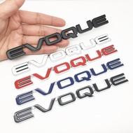 3D Metal EVOQUE logo car stickers decals emblem for Land Range Rover SVAutobiography Evoque Discover