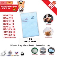 Plastic Bag HD 1KG / Plastik Beg / Bungkus / Dabao / storage / kitchen / Big plastic 5X8 6X9 7X10 8X12 9X14 10X16 12X18