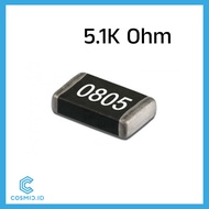 Resistor 5.1 Kilo Ohm 5.1K Ohm 5K1 R 0805 SMD SMT SMD0805