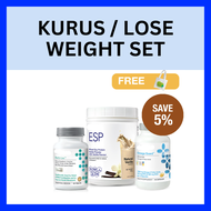 Shaklee Wellness Set Kurus Weight Management Postnatal ESP Omegaguard Omega fish oil Lecithin fat em