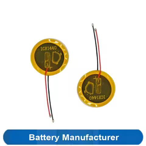 2PCS/Lot 3.7V 75mAh ICR1440 1440 Battery For JBL Reflect Aero Wireless TWS Gaming Earbuds Handsfree 
