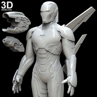 Iron Man 50 Points 3D Printable Drawing Paper Material Model Figure Figure STL Format Source File 3D