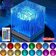CRUNCHCRAFT​ Ocean Waves Projector Light, 16 Colors Light Dynamic Wave Effect Water Ripple Crystal L
