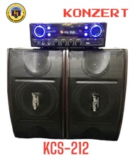 Konzert Kcs-212 todooke speaker system set 2way speakers