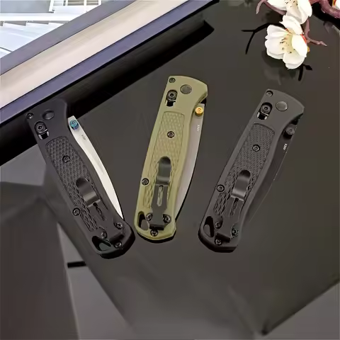 Portable Axis Lock Outdoor Manual Folding Knife, S30V Blade, Nylon Fibre Handle, Adventure, Survival