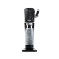 《SodaStream 贈水瓶1L3入》ART 自動扣瓶氣泡水機(大理石黑)