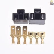 1 piece 3pin H4 car connector plug H4 auto mounting plug 7.8 mm. TH Socket Light Bulb Plug U17F