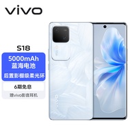 vivo S18 12GB+256GB 花似锦 后置影棚级柔光环 5000mAh超薄蓝海电池 第三代骁龙7 5G 快充 拍照 手机