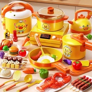 mainan budak perempuan mainan masak masakan set mainan masak masak Permainan kanak-kanak, peralatan 