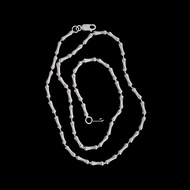 (necklaceเฉพาะสร้อย) : PEANUT NECKLACE SILVER925 /  สร้อยคอ สร้อยคอโซ่ สร้อยคอเงินแท้ | YOUR WISHLIS