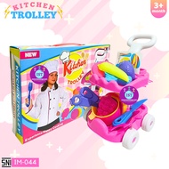 Emy - Toys Kitchen Trolley Set Girls Toys