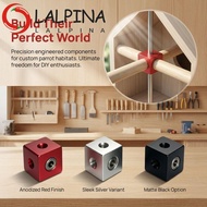 LALPINA Square Nut Bracket, Anodized Aluminum Alloy Parrot Perch Nut, Fixing Block Square/Cylinder M