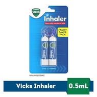VICKS Twin Inhaler Nasal Decongestant Keychain 0.5ml