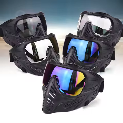 Full Face Mask Respirator Eyeglass CS Paintball Protector Guard gas gp5 mask airsoft full face gas m