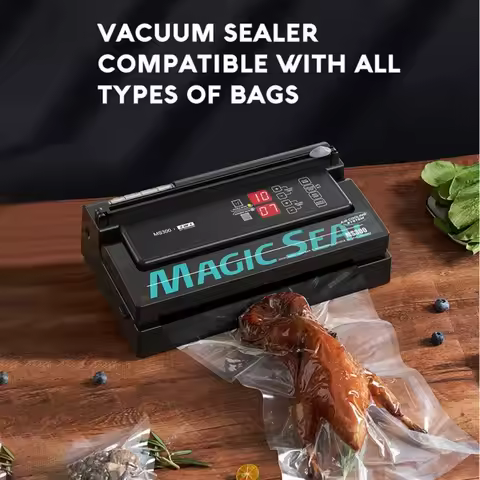 Vacuum Sealer Machine MAGIC SEAL MS300 For Food Packaging Sealer Mylar Bags Sealer Sealing Machine A