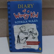 Buku Anak Diary of A Wimpy Kid Jeff Kinney Rodrick Rules Import Ori Preloved