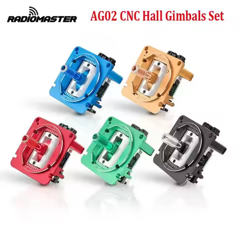 Radiomaster AG02 CNC Hall Gimbals Set Throttle and Centering Adjustable Axis Travel for TX15, TX16S 