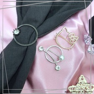 Ring brooch tudung mutiara Muslimah Cincin Tudung Scarf Buckle Tudung Ring Tudung Bawal Ring Tudung 