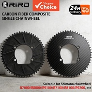 RIRO Ultra Light Chainring Carbon Fiber Road Bike Chainring BCD110 Aluminum Alloy Bicycle Chainwheel