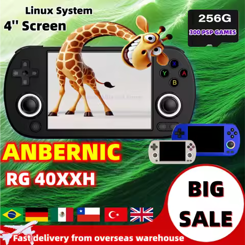 ANBERNIC RG40XX H RG40XXH Retro Handheld Game Console Video Game Consoles 4.0 IPS Screen Supports 5G