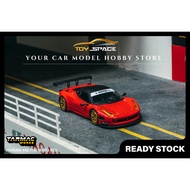 [TARMAC WORKS] 1:64 Ferrari 458 Italia GT3 Red