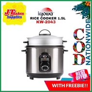 ◑ ❡ ∬ Kyowa Rice Cooker 1.5 Liters 8cups KW-2043 with Freebie