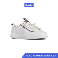 KEDS รองเท้าผ้าใบ แบบผูกเชือก รุ่น KICKBACK CANVAS NAUTICAL สีขาว ( WF67784 )