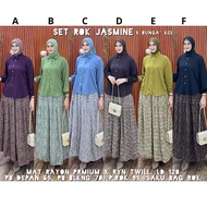 Jasmine Skirt Set By JR (PO 26 july)