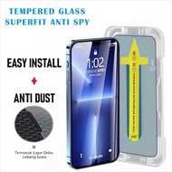 SUPERFIT TEMPERED GLASS ANTI SPY FOR iphone 16 ip 16 PRO MAX 16 PRO