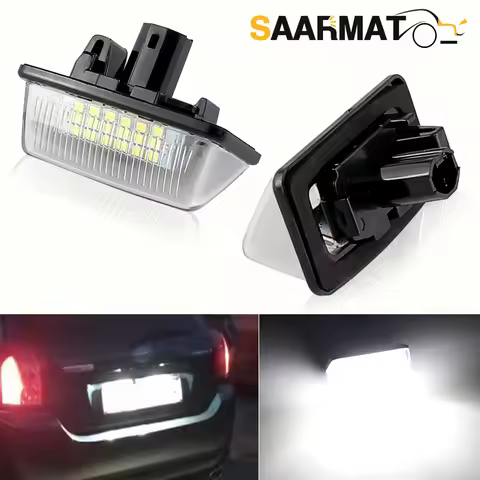 LED License Plate Light For Toyota Alphard Wish Noah/Voxy Rize Estima Caldina Corolla Crown Majesta 