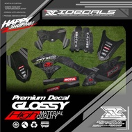 00249 sticker decals fullbody kawasaki dtracker tema desain supermoto desain simpel keren bebas requ