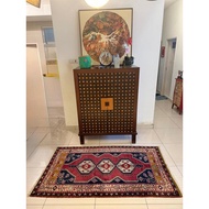 Authentic Handmade Vintage Anatolian Rug / Made in Turkey / Wool / 195cm x 95cm