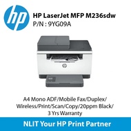 HP LaserJet MFP M236sdw (9YG09A) A4 Mono Print , Scan, Copy, ADF, Mobile Fax, Duplex, Wireless, 29