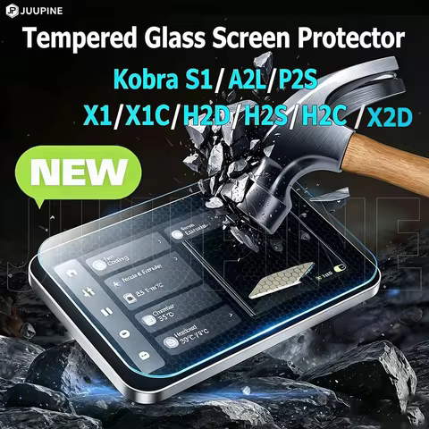 X2D P2S/X1/X1C/A1/A2L/H2D/H2C/H2D/X2D Tempered Glass Film Screen Protector For Bambu Lab Screen Prot