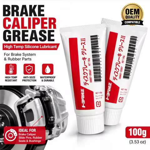 Brake Caliper Grease High Temp Silicone Lubricant 100g for Toyota Brake Pad Pin Rubber Seal Maintena
