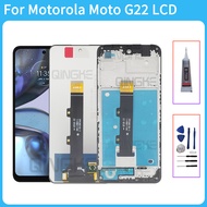 For Motorola Moto G22 LCD Display Touch Screen Sensor Digiziter Assembly Replacement XT2231-1 XT2231