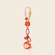 Jinnew Cartoon Pig Man Keychain Doll Ggbond Cute Schoolbag Hanging Ornaments Niche Gift for Boys and