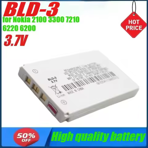 3.7V BLD-3 Battery for Nokia 2100 3300 7210 6220 6200 6610 7250 I6260 6610i 7250i Battery BLD3 BLD 3