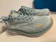 (42碼)灰綠HOKA Clifton 9 男款跑鞋