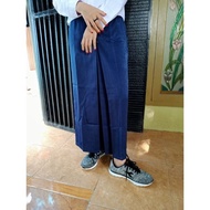 HITAM School Uniform Skirt SPAN M0DEL R1 SMP MTS And STARA Complete Size S M L XL Blue Black Brown