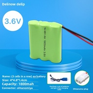 Delipow | AA Rechargeable Nickel-Metal Hydride Battery 3.6v