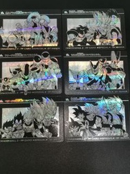 F084X - 龍珠 Fans Card  PP Special 罕有 鐳射碎閃 一套六張 閃卡/閃咭
