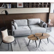 Dekomall Designer Nordic Modern Minimalist Wood Table Top Metal Leg Coffee Table Dekomall