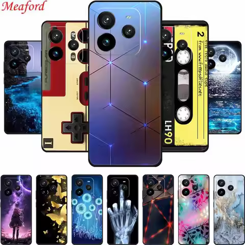 For Realme GT 7 Pro Case Popular Black Silicone Soft Back Cover Case For Realme GT7 Pro Phone Case C