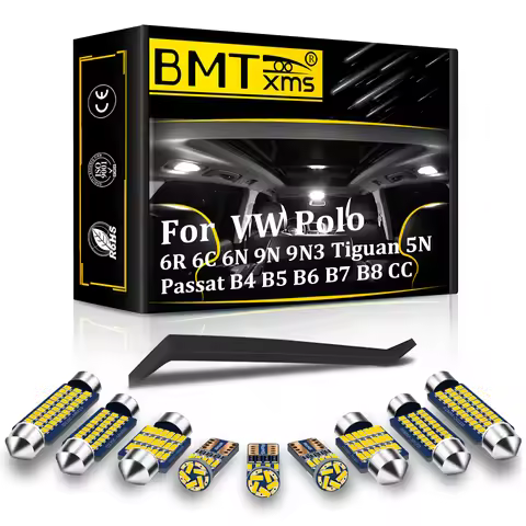 BMTxms Interior LED Light For VW POLO 6R 6C 9N 9N3 6N 6N1 6N2 Passat B4 B5 B6 B7 B8 CC Tiguan 5N Can
