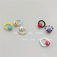 Ohellow.Studio MIKE Little Monster Aesthetic Bead RingRing [C5-1] [x]